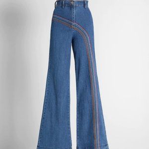 Rainbow With Me Wide-Leg Jeans